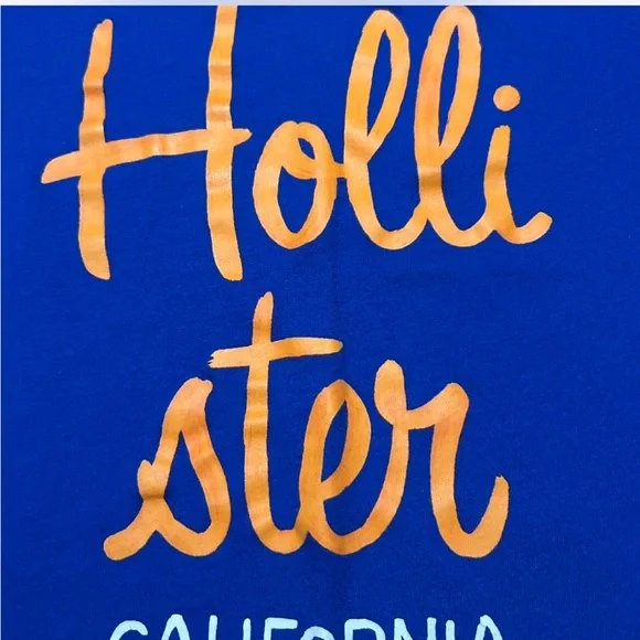 Blue & Orange Hollister Co. Short Sleeve Shirt - Picture 5 of 9